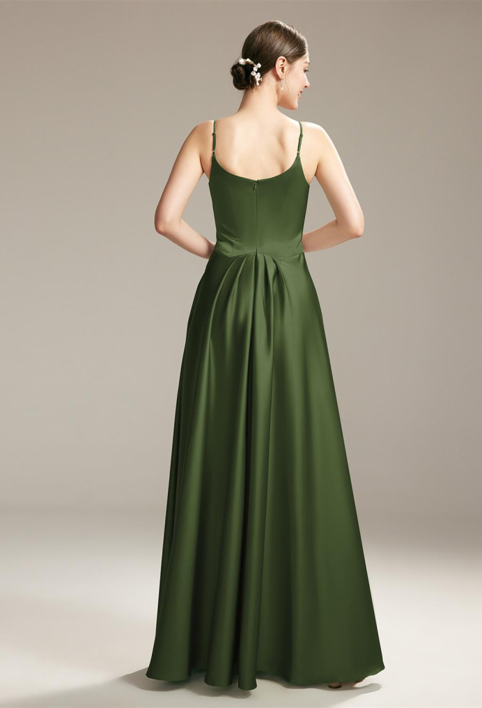 AW Rilla Green Olive  Bridesmaid Dresses